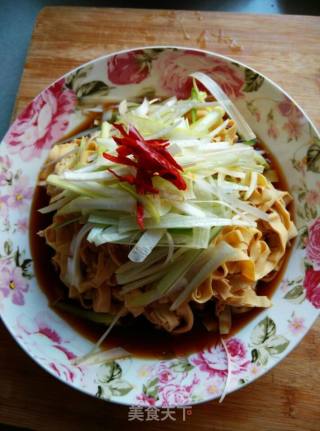 Scallion Oil Tofu Skin recipe