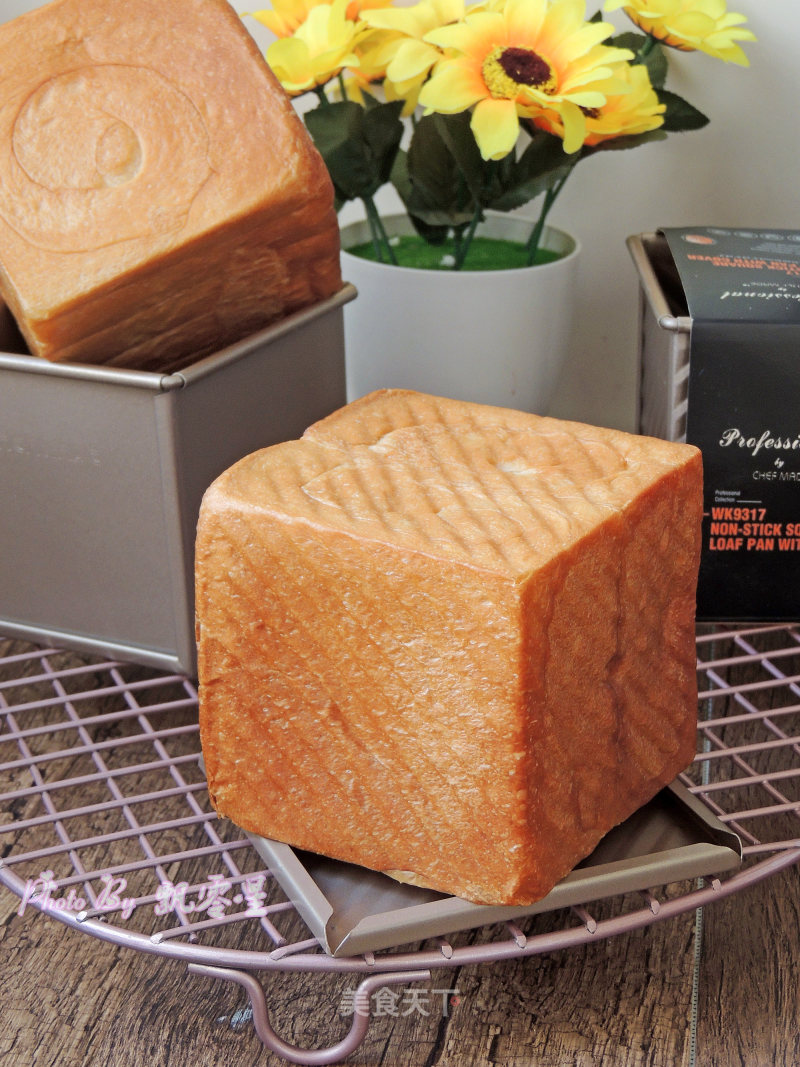 Water Cube Sponge Toast recipe