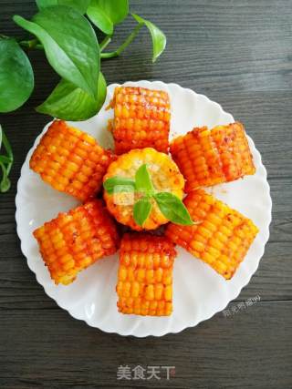 Sauce-flavored Grilled Corn [oven Version] recipe