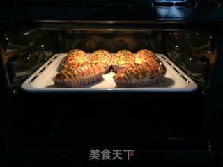 Pork Floss Sausage Buns recipe