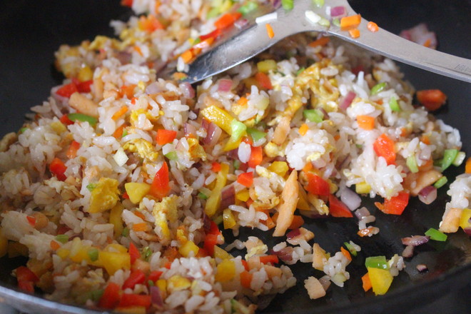 Colorful Fried Rice recipe