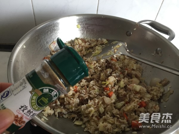 Cumin Beef Fried Rice recipe