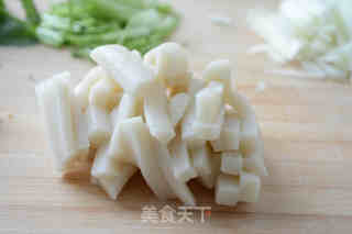 Shacha Pork Stir-fried Rice Cake recipe