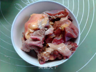 Steamed Chicken with Tangerine Peel and Mushroom recipe