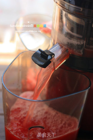 If You Love Beauty, You Must Drink Juice---the Original Ground Watermelon Juice recipe
