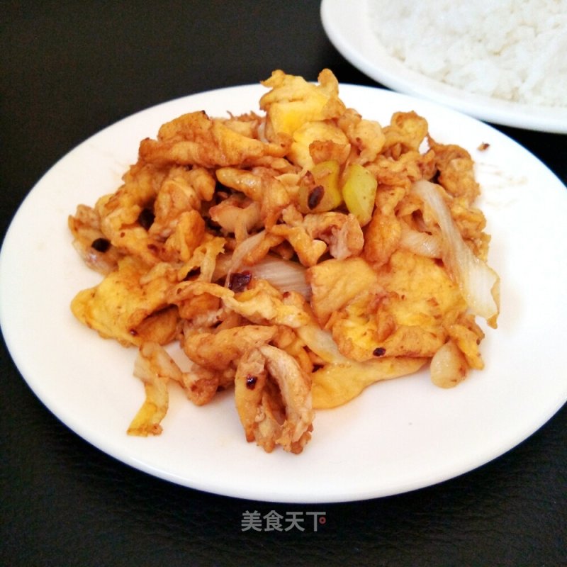 #蛋美食#scrambled Eggs with Sauce recipe