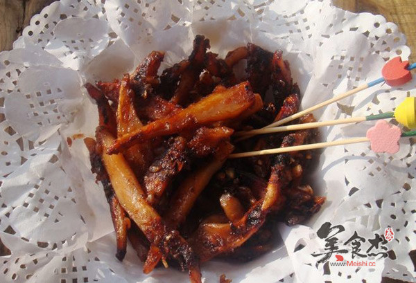 Grilled Squid Strips recipe
