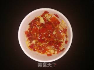 Steamed Octopus with Chopped Pepper recipe