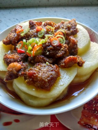 Steamed Rice Noodle Pork with Potatoes recipe