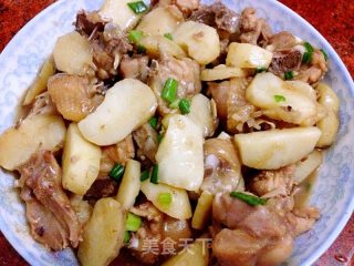 Braised Chicken Nuggets with Horseshoe recipe
