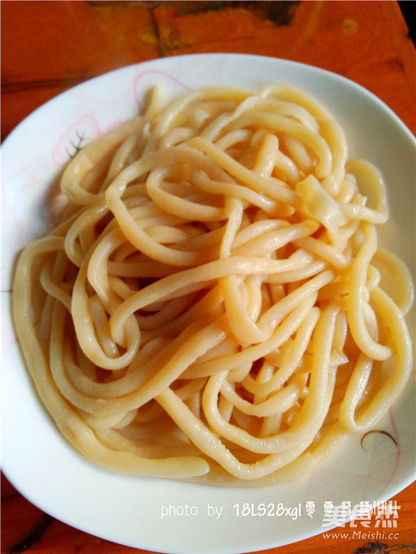 Pasta Noodles with Spaghetti Sauce recipe