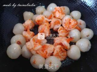 Shrimp Balls with Lychee and Anchovy recipe