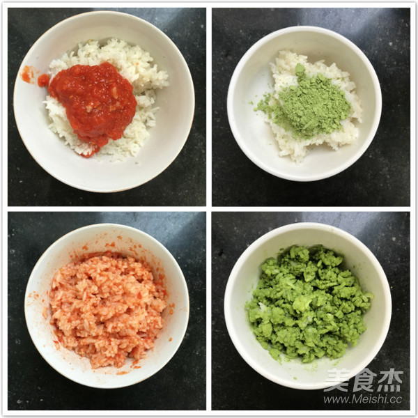 Watermelon Rice Ball recipe