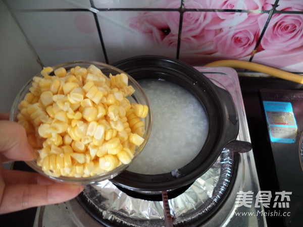 Corn Egg Porridge recipe