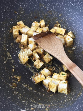 "food Scraps to Make A Big Meal" Shrimp Yellow Tofu recipe