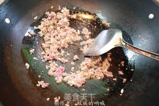 Stir-fried Ground Beef with String Beans recipe