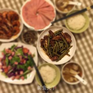 Braised Pork Ribs with Beans recipe