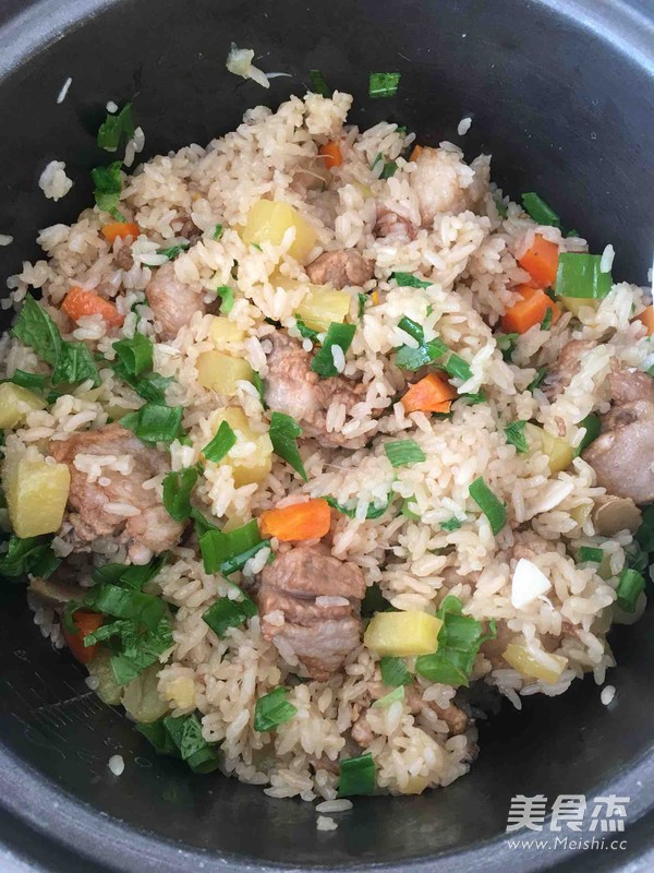 Ribs Braised Rice recipe