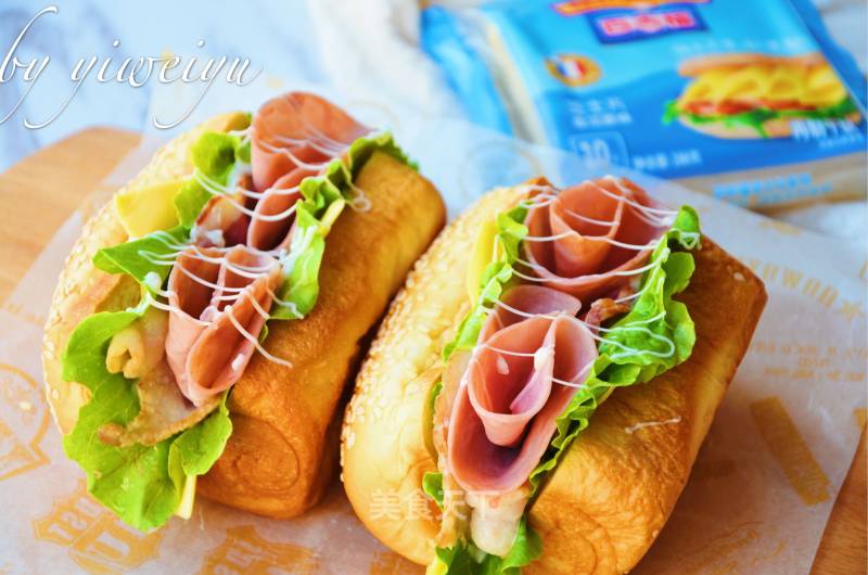 Cheese and Ham Sandwich recipe