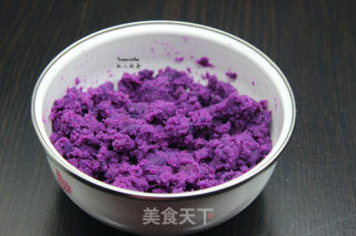 Little Pig Purple Sweet Potato Bun recipe