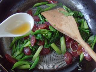 Light and Crisp---kale Fried Cantonese Sausage recipe