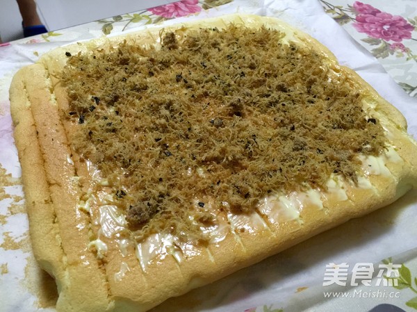 Pork Floss Omelet recipe