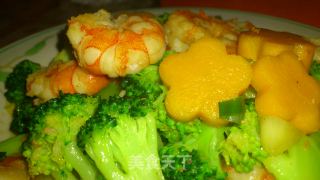 [ma Ma Kitchen] Stir-fried Broccoli with Shrimp recipe