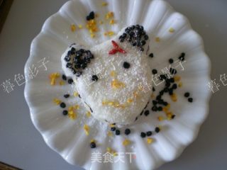 Black Wolfberry Rice Cake recipe