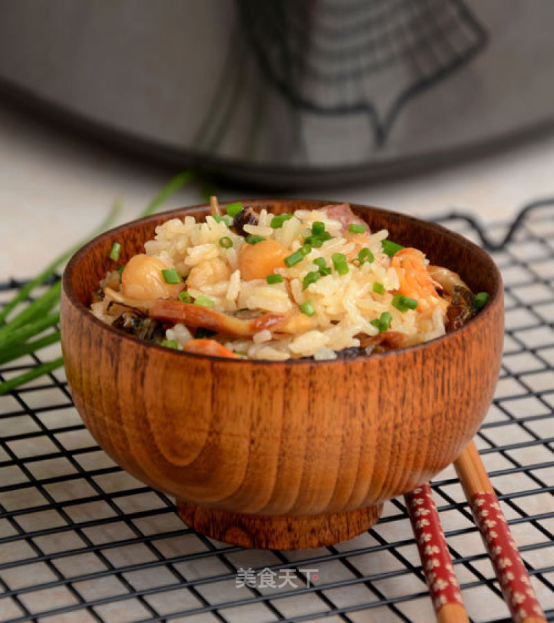 【scallion Seafood Rice】--- Let A Bowl of Delicious and Good Rice Carry A Thick Minnan Flavor