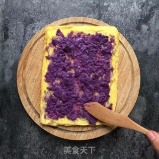 Purple Sweet Potato Omelet recipe