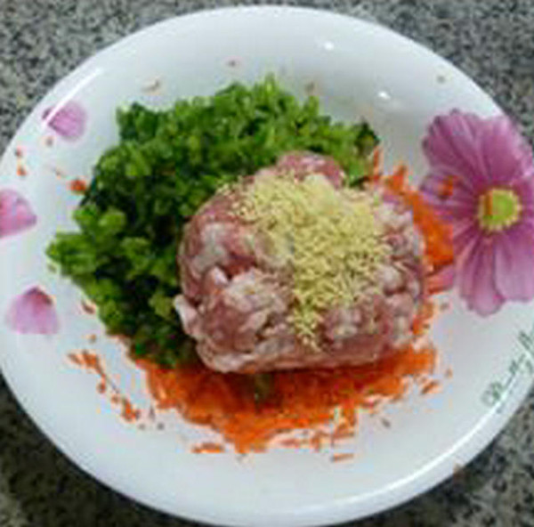Pickled Vegetables and Carrot Dumplings recipe