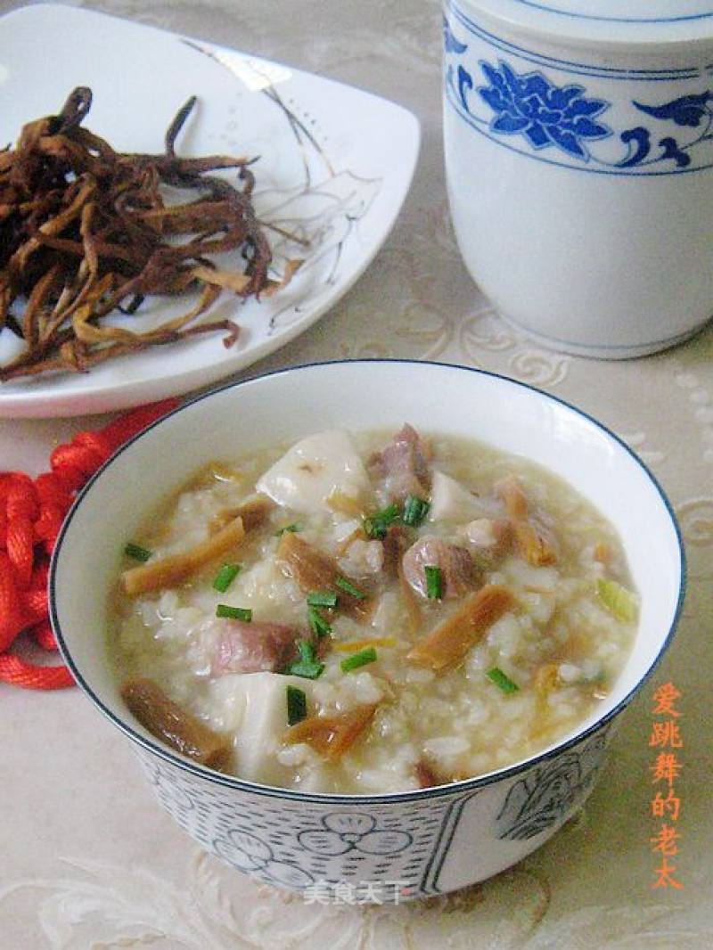 Daylily Bacon Porridge recipe