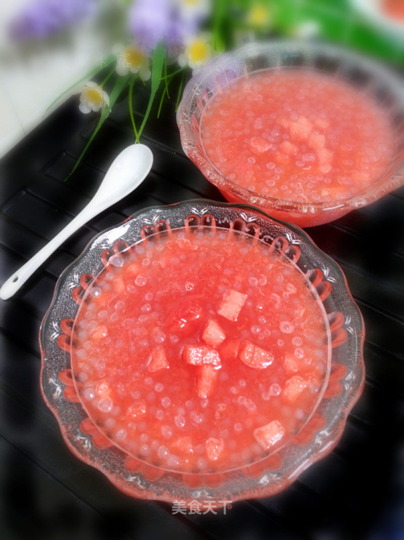 #trust of Beauty#watermelon and Sago recipe