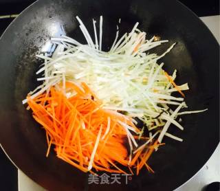 Vegetarian Stir-fried Double Silk recipe