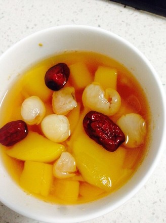 Mango Longan and Red Date Soup recipe