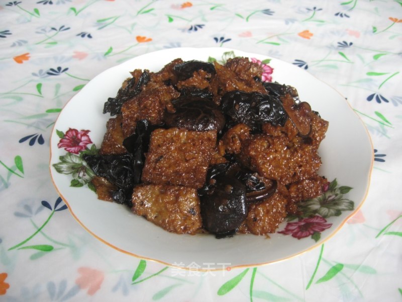 Roasted Bran Shiitake Mushroom Black Fungus recipe