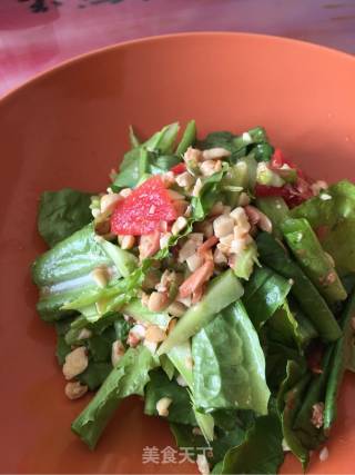Peanuts Mixed with Lettuce recipe