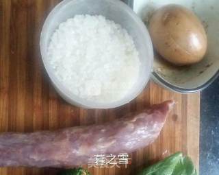 Spicy Sausage Claypot Rice recipe