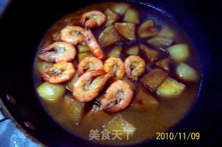 【little Fisherman's Private Kitchen】---"shrimp, Garlic and Roasted Radish" recipe