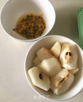 Passion Fruit Honey Pear Water recipe