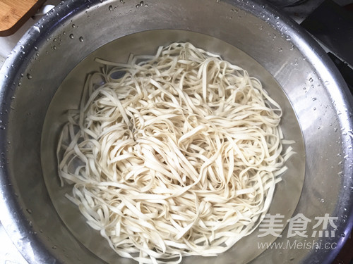 Cold Noodles with Minced Meat recipe