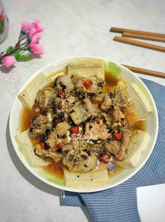 Steamed Tofu with Pork Ribs recipe