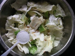 Shredded Cabbage and Patted Cucumber recipe