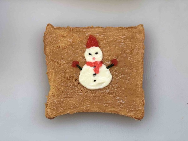 Little Snowman Toast recipe