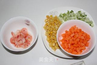 Colorful Diced Shrimp recipe