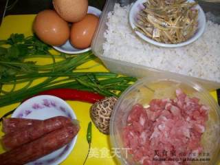 Homemade Fried Rice@@香肉辣味炒饭 recipe