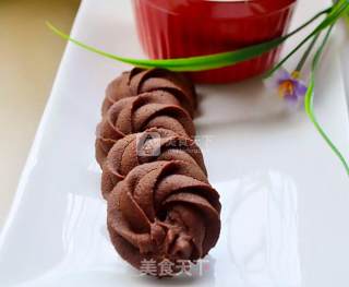 #aca烤明星大赛#butter Cocoa Cookies recipe