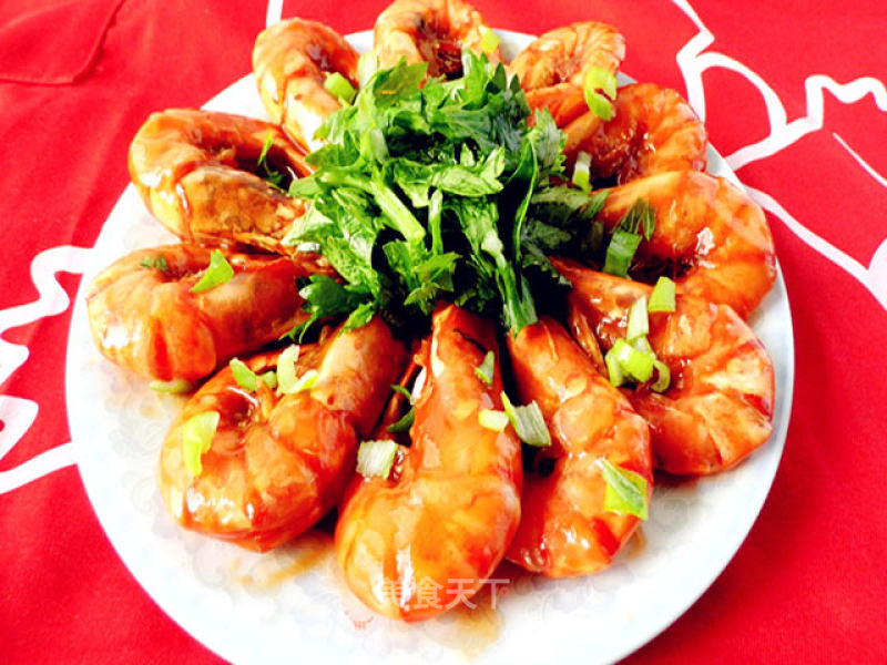 [lu Cuisine] Braised Prawns in Brown Sauce recipe