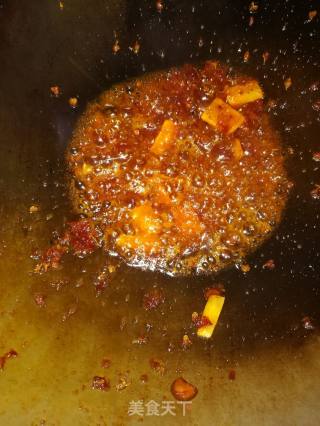 Roasted Duck Blood with Green Garlic recipe