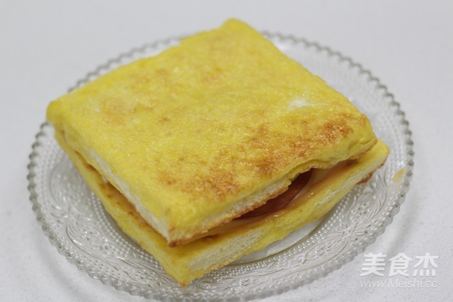 10-minute Quick Breakfast-cheese and Ham Sandwich recipe